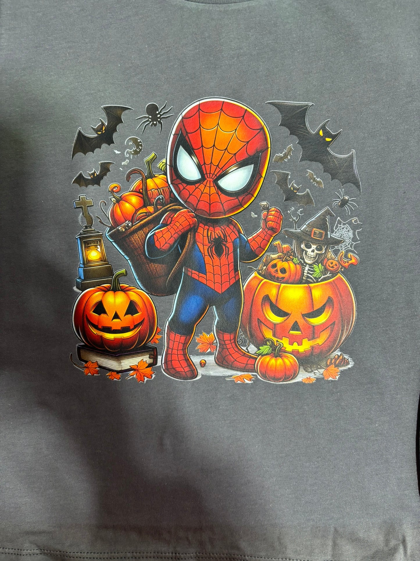 Super Hero Spider Kid Halloween Shirt