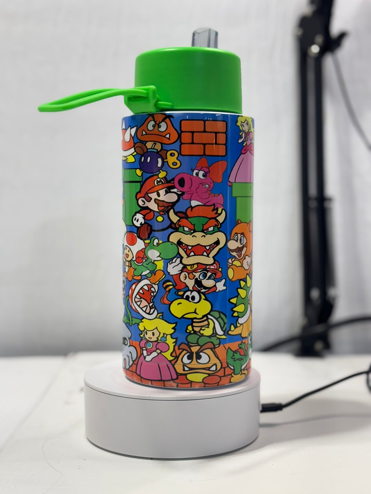 Super Bros Video Game 34 oz Water Bottle