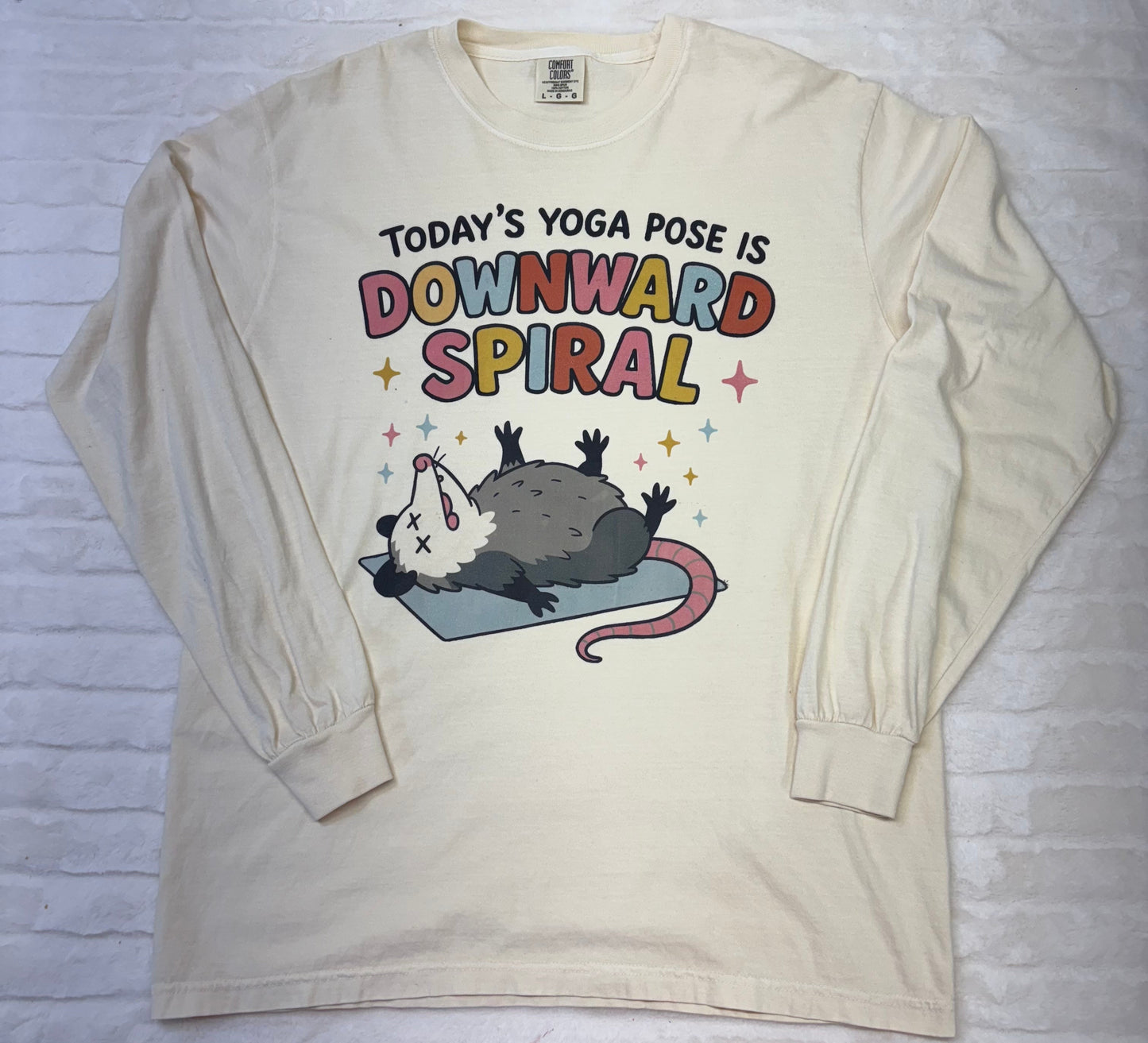 Today's Yoga Pose: Downward Spiral Long Sleeve