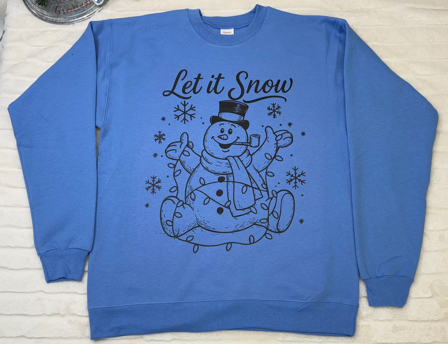 Let it Snow Snowman Crewneck