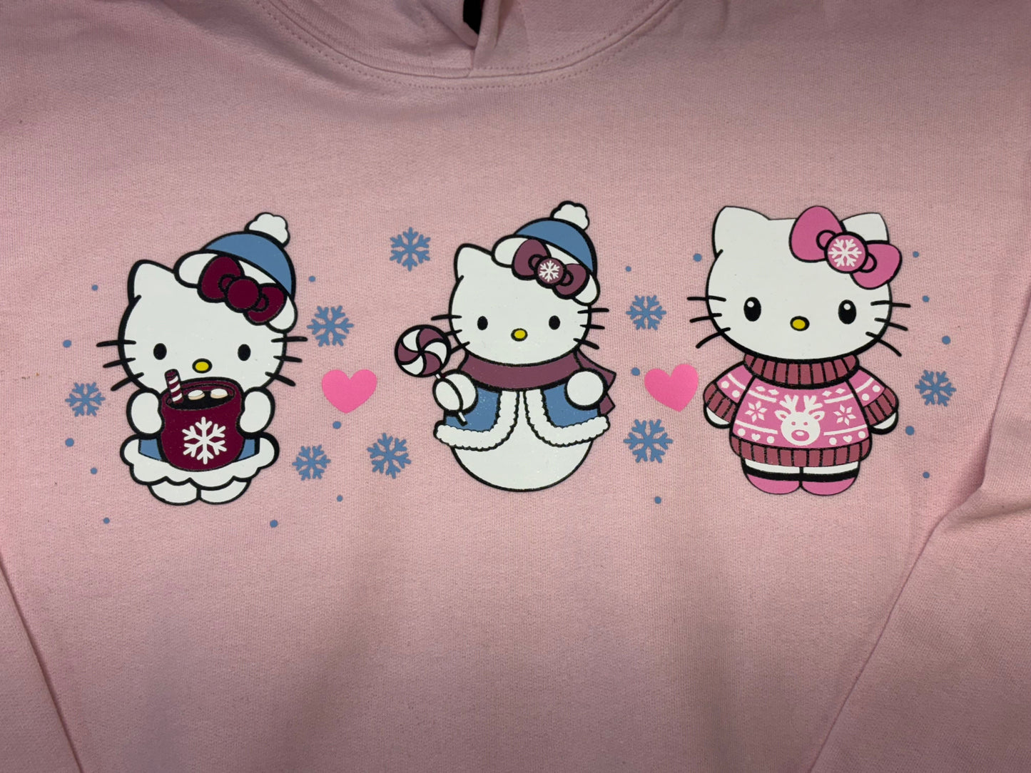 Cartoon Kitty Hoodie-YOUTH