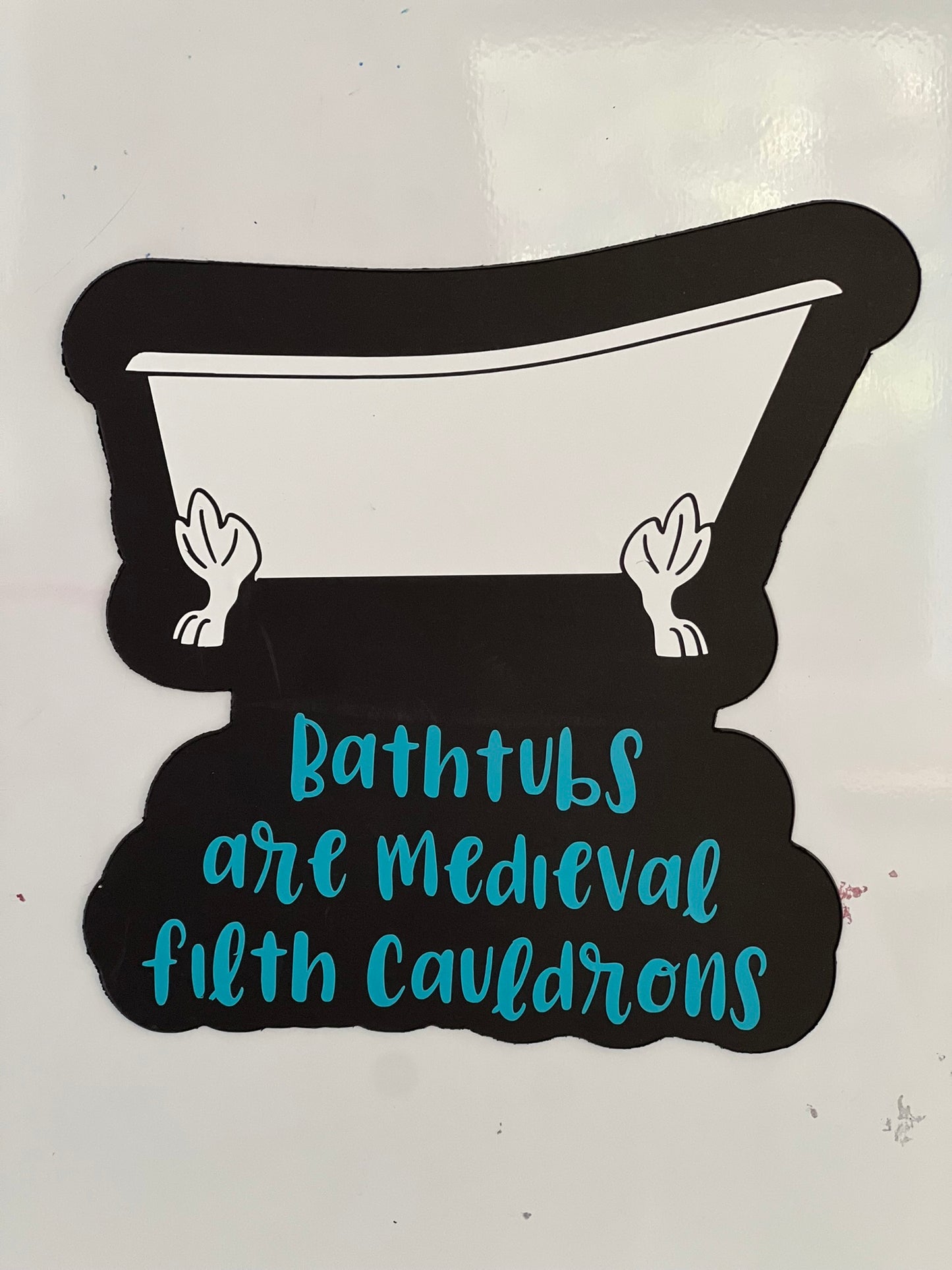 Bathtubs are medieval filth cauldrons magnet