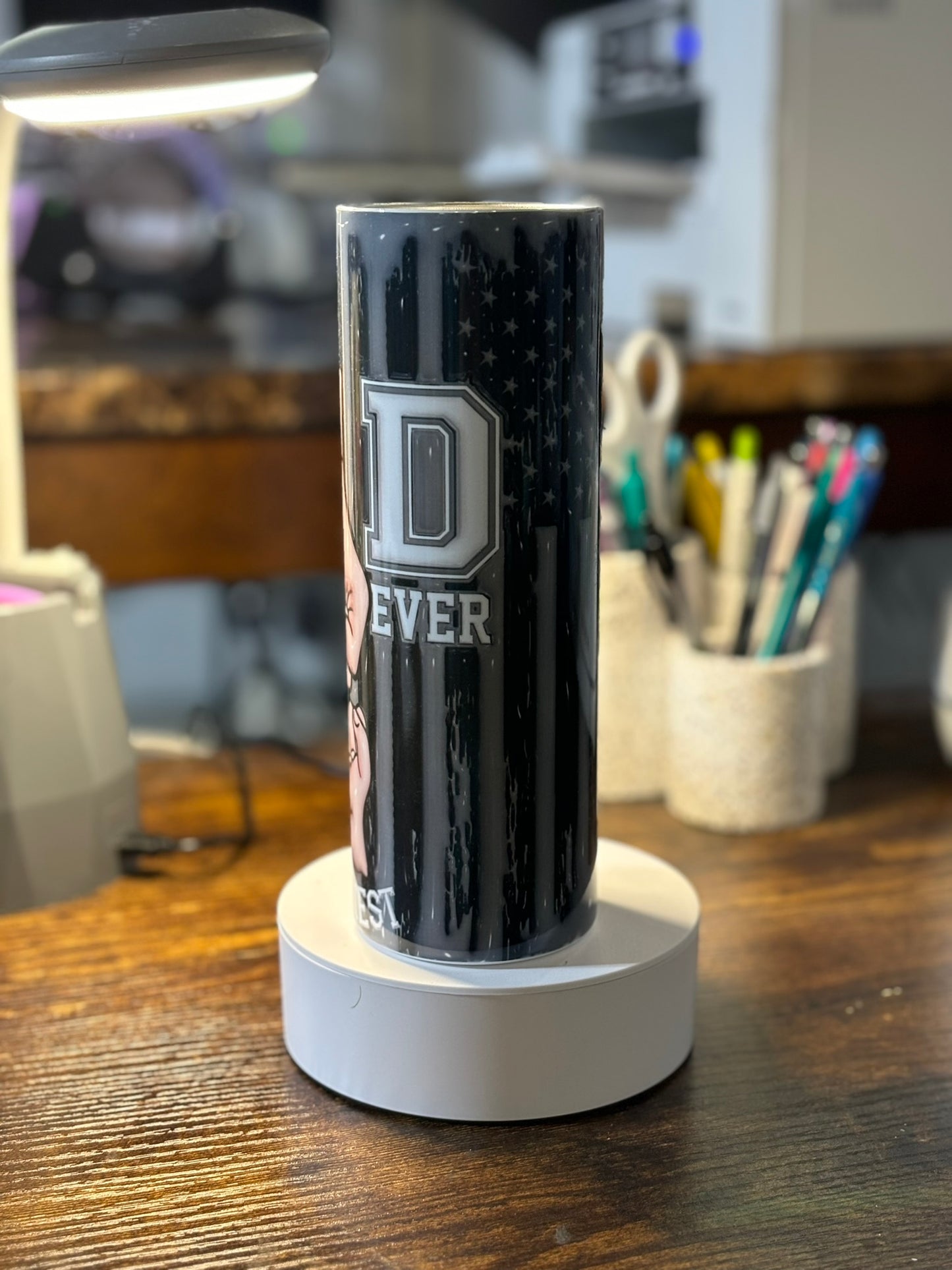 Best Dad Ever Fist Bump 20oz Duo Lid Tumbler *CUSTOMIZABLE*