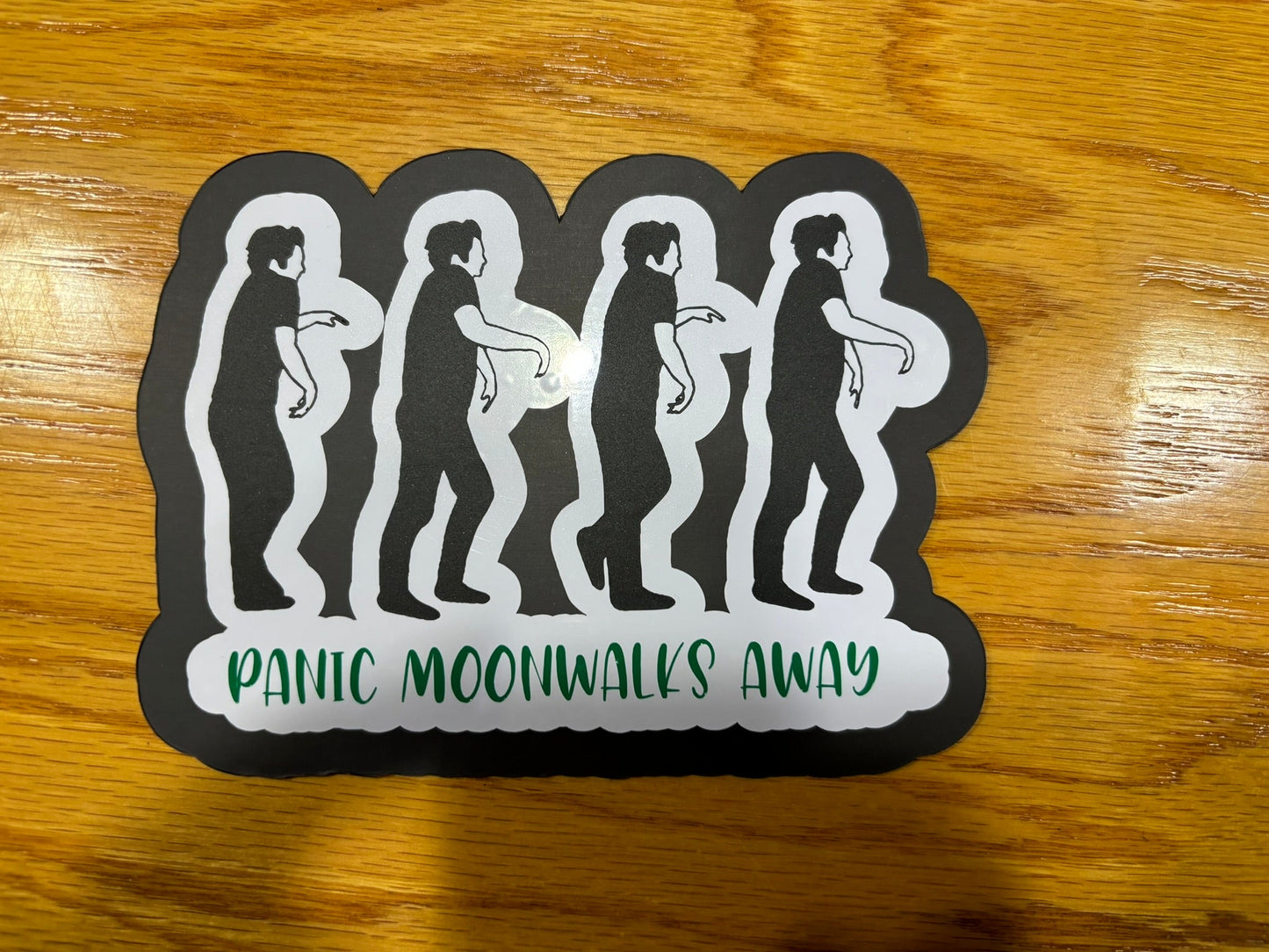 Nick Miller Panic Moonwalks Away magnet