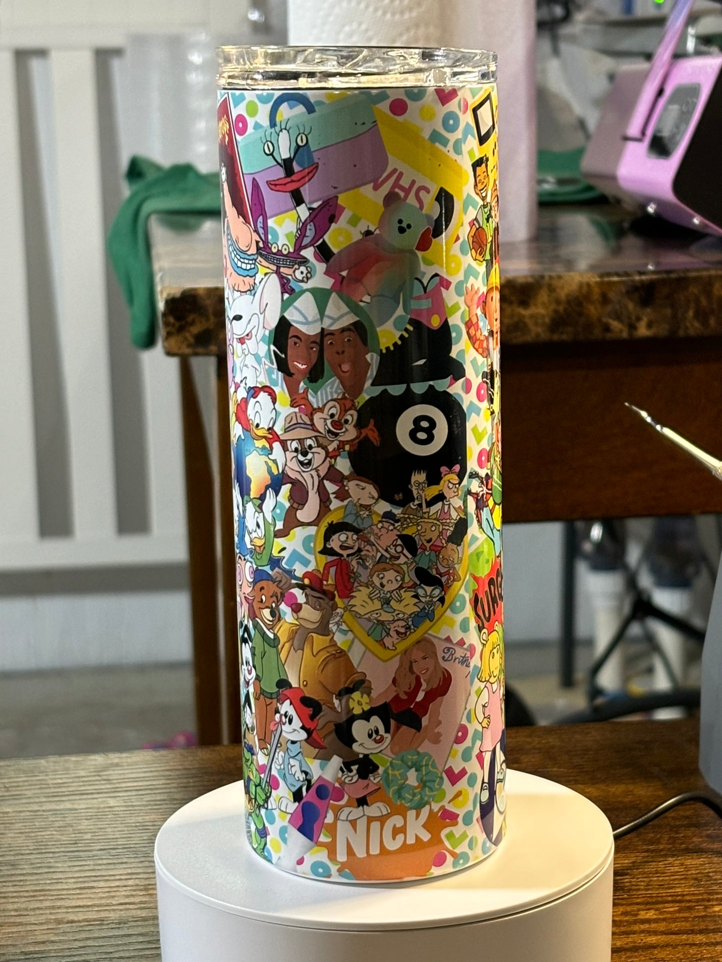 I love the 90’s  20oz Duo Lid Tumbler