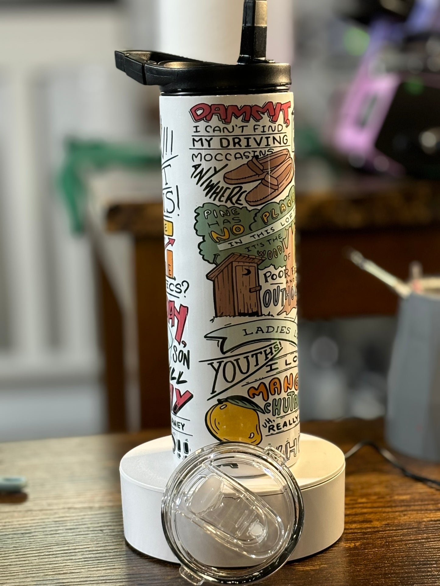 Schmidt's Best Quotes 20 oz Duo Lid Tumbler
