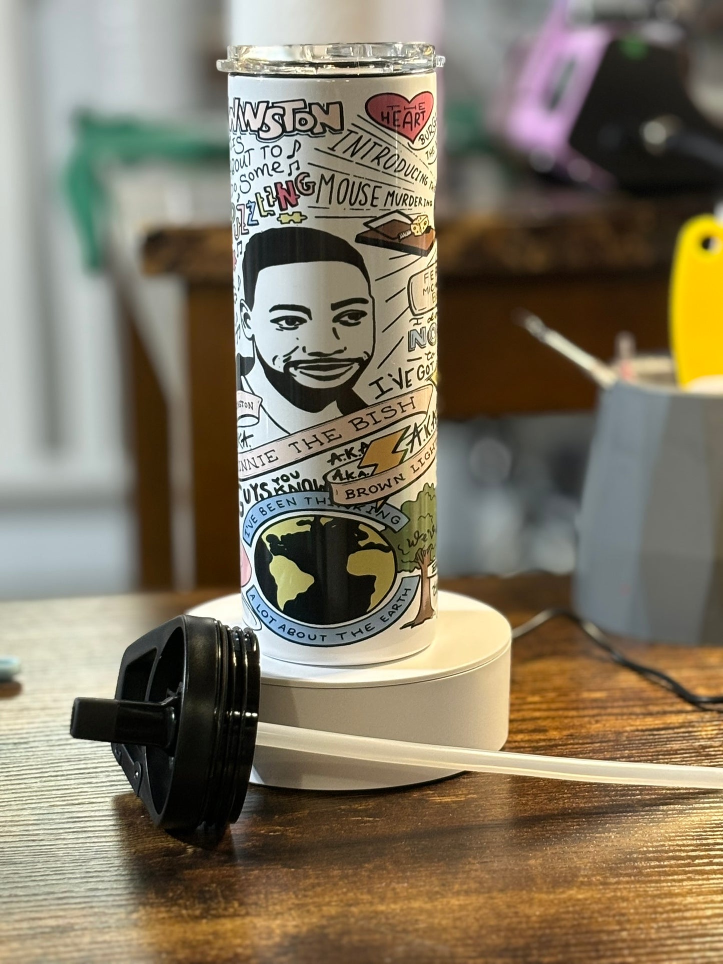 Winston Bishop's Best Quotes 20 oz Duo Lid Tumbler