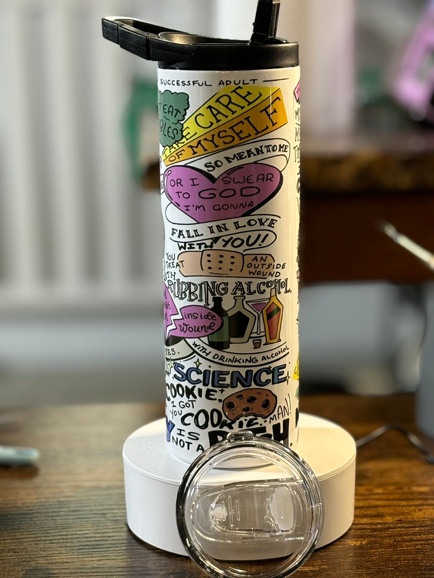 Nick Miller’s  best quotes  20oz Duo Lid Tumbler