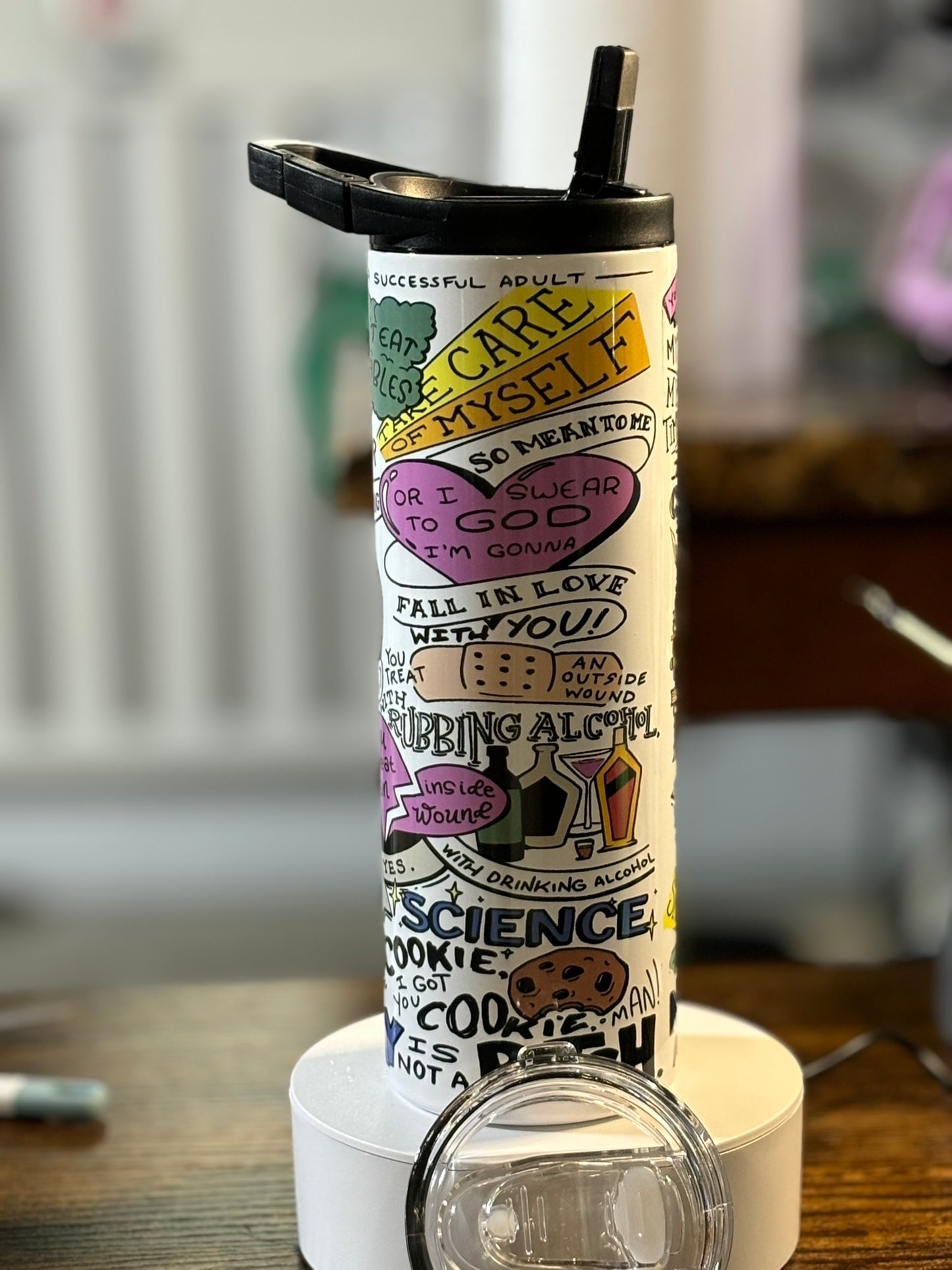 Nick Miller’s  best quotes  20oz Duo Lid Tumbler