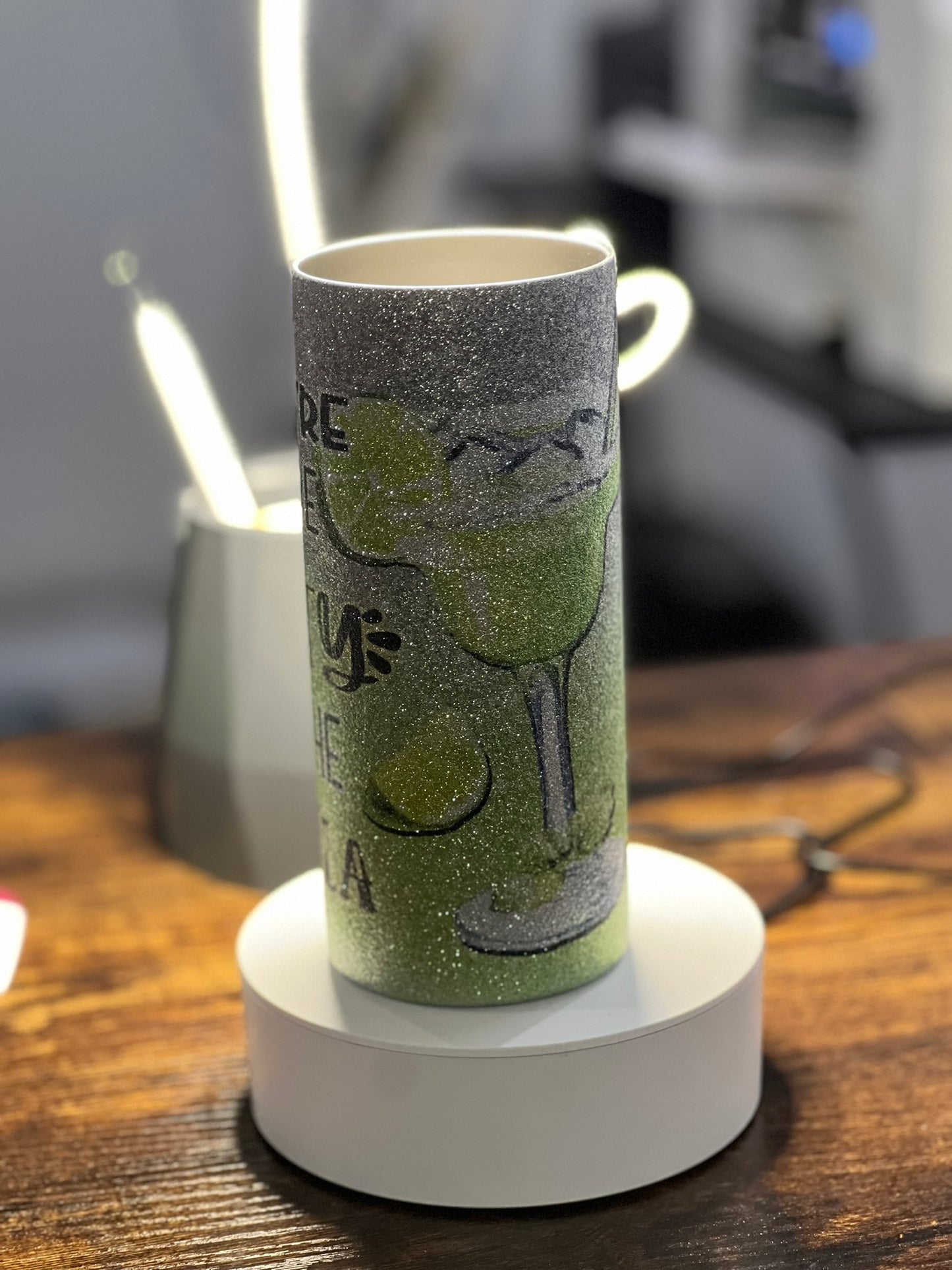 If you're gonna be salty bring the tequila 15 oz glitter tumbler