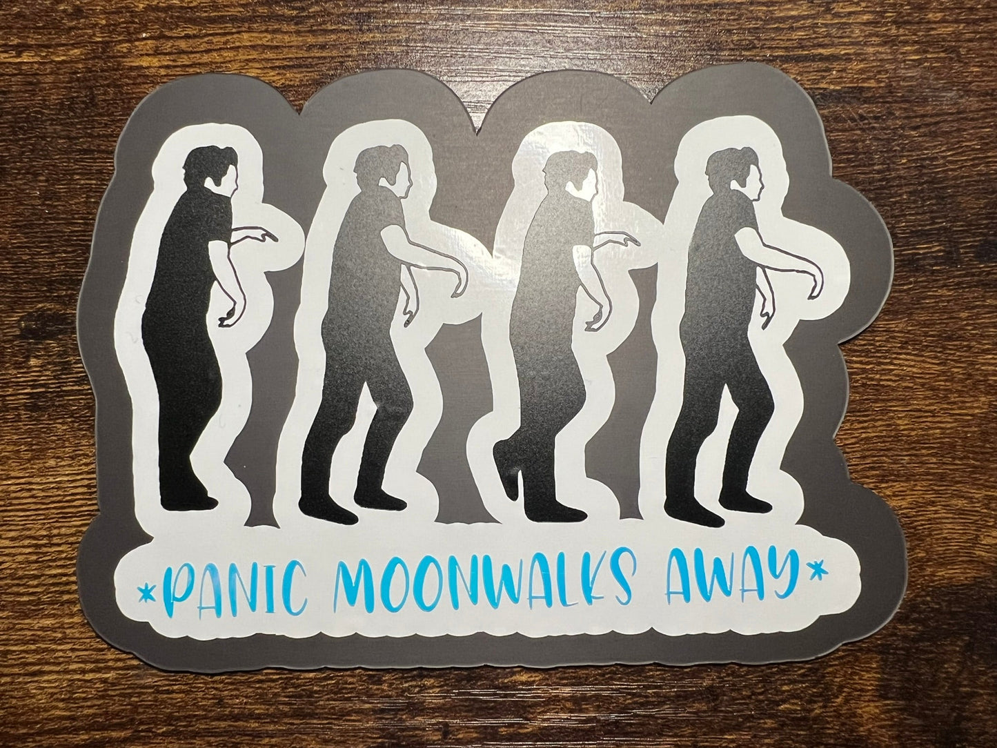 Nick Miller Panic Moonwalks Away magnet