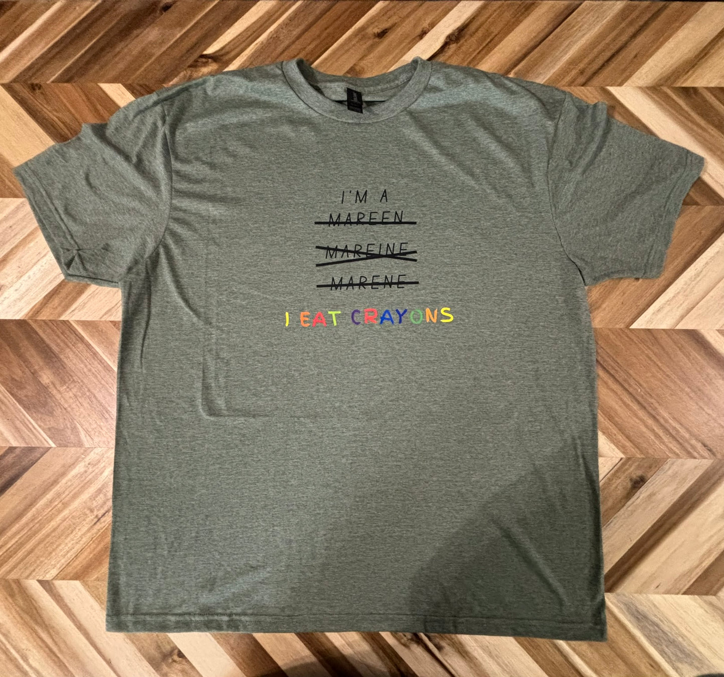 I Eat Crayons Marine Corps T-Shirt