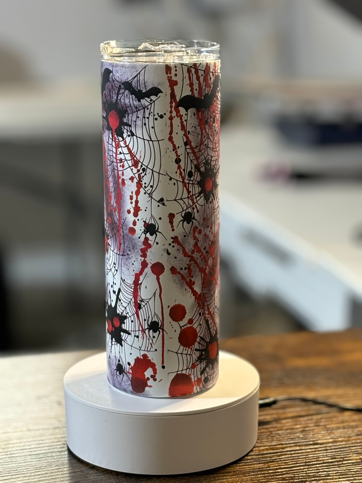 Move over hot girl summer, It's spooky bitch season 20 oz glow in the dark tumbler