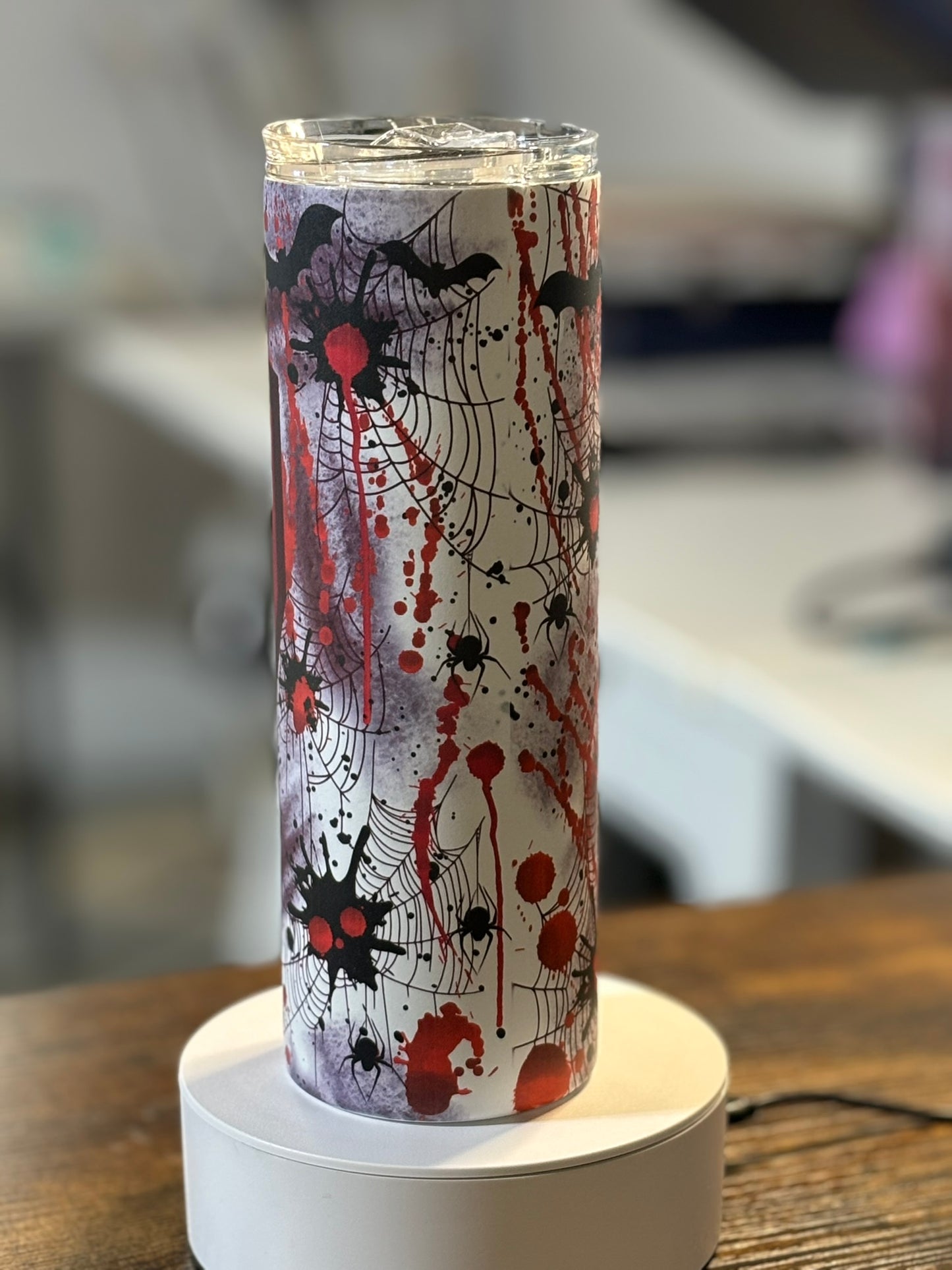 Move over hot girl summer, It's spooky bitch season 20 oz glow in the dark tumbler