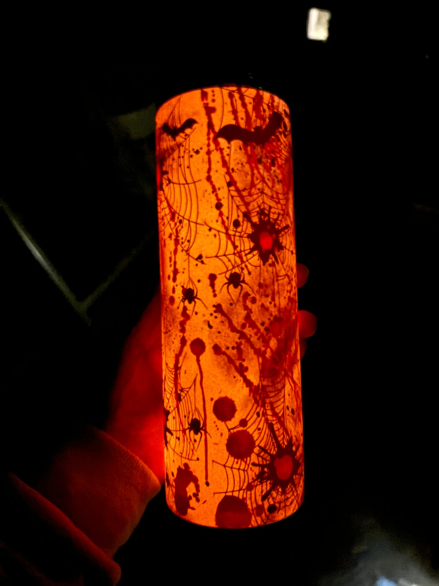 Move over hot girl summer, It's spooky bitch season 20 oz glow in the dark tumbler