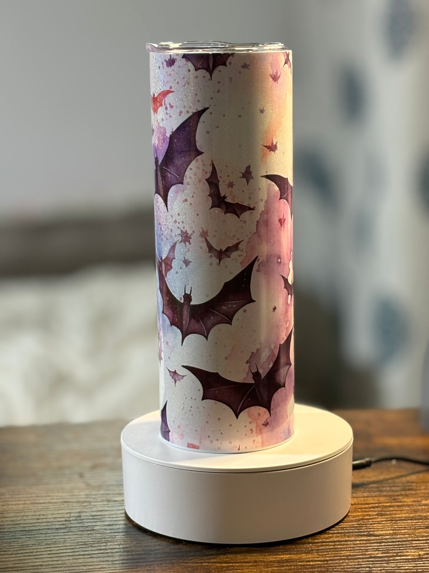 Holographic Bats 20 oz tumbler