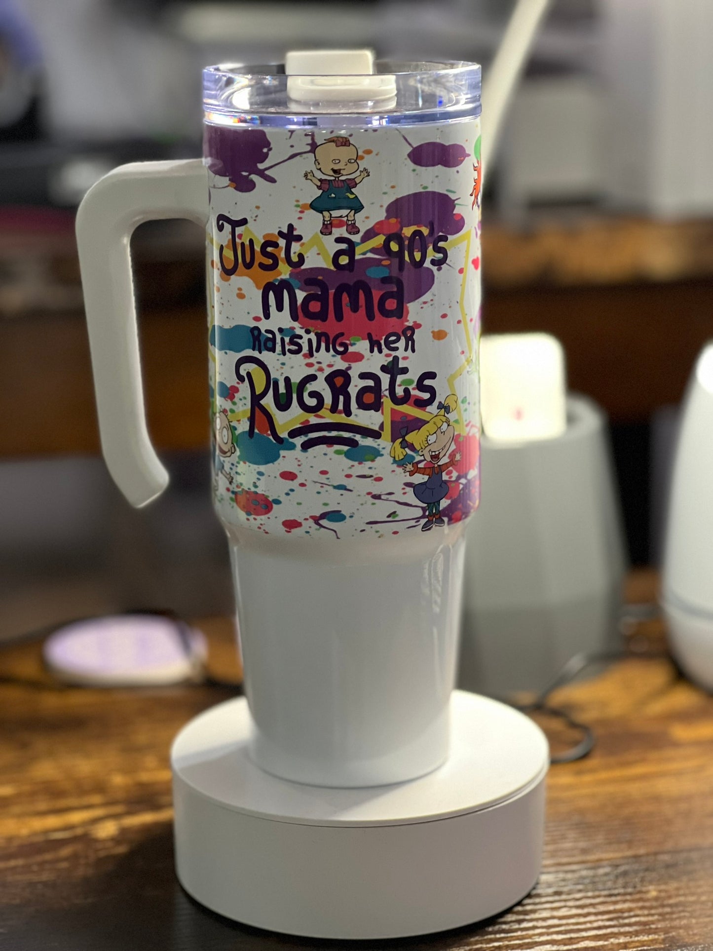 Just a 90’s Mama raising her rugrats and Mama’s little Rugrat matching cups