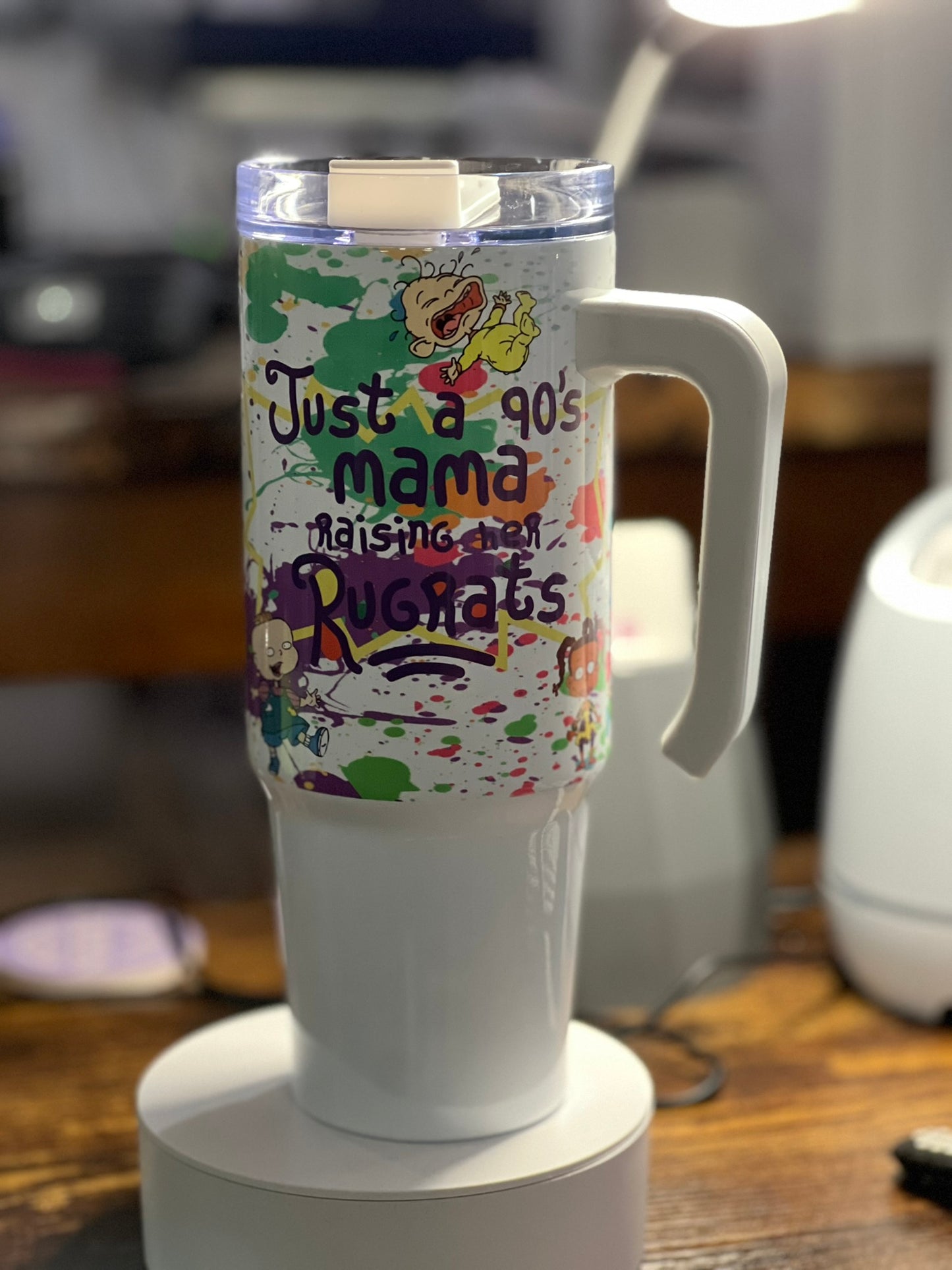 Just a 90’s Mama raising her rugrats and Mama’s little Rugrat matching cups