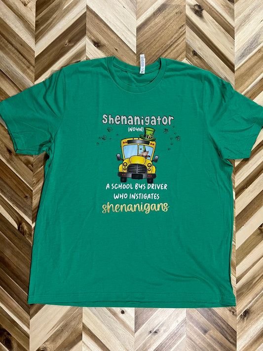 School Bus Driver Shenanigator T-Shirt