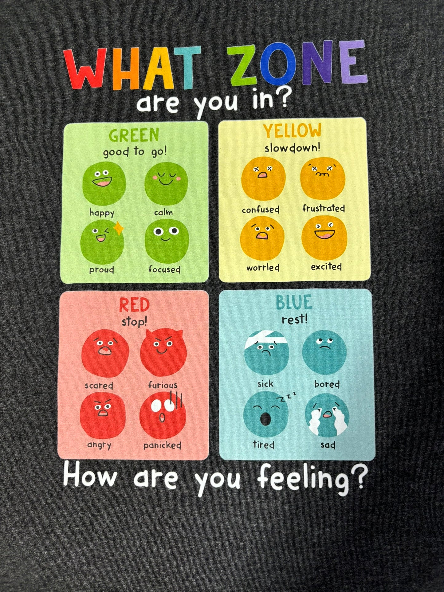 What Zone Are You In t-shirt
