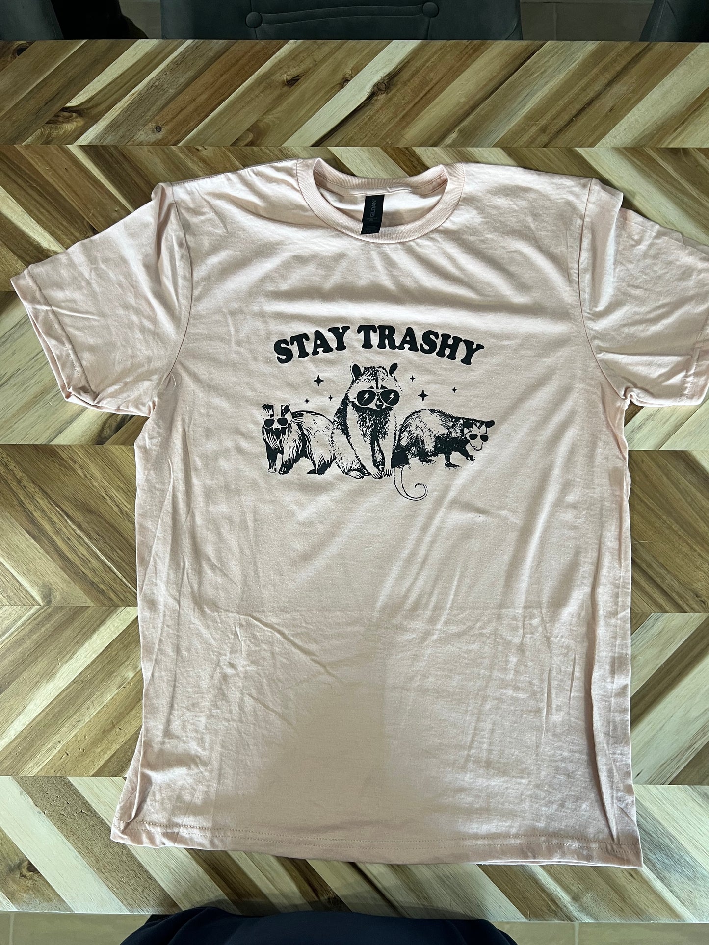 Stay Trashy Raccoon Possum Skunk T-Shirt