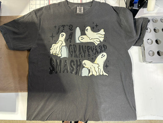 It's a Graveyard Smash Ghost T-Shirt