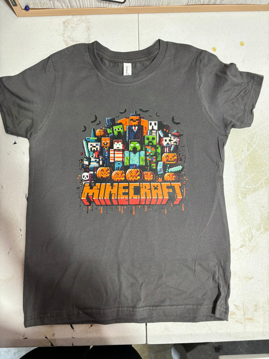 Building Block Characters Halloween Youth T-Shirt