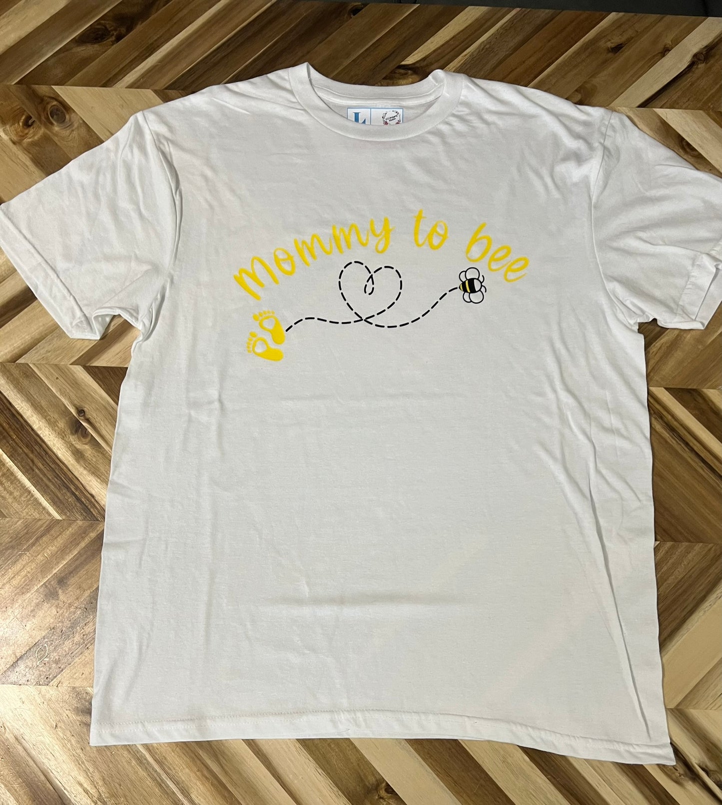 Mommy & Daddy to Bee matching t-shirts