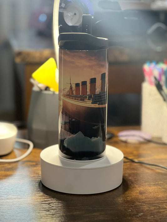 Titanic 15 oz duo lid tumbler