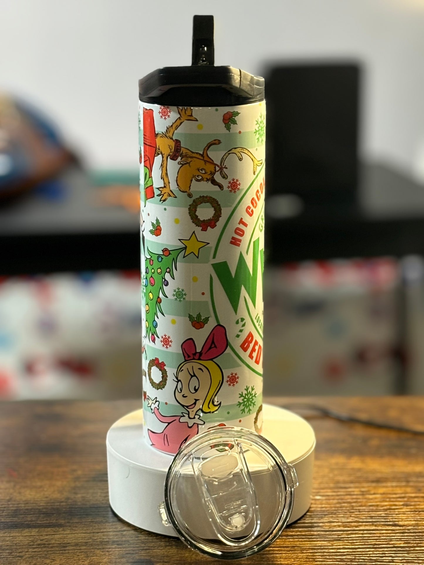 Whoville Bed and Breakfast 20 oz duo lid Tumbler