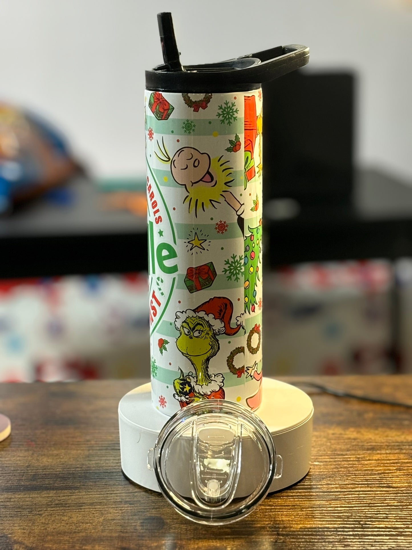 Whoville Bed and Breakfast 20 oz duo lid Tumbler