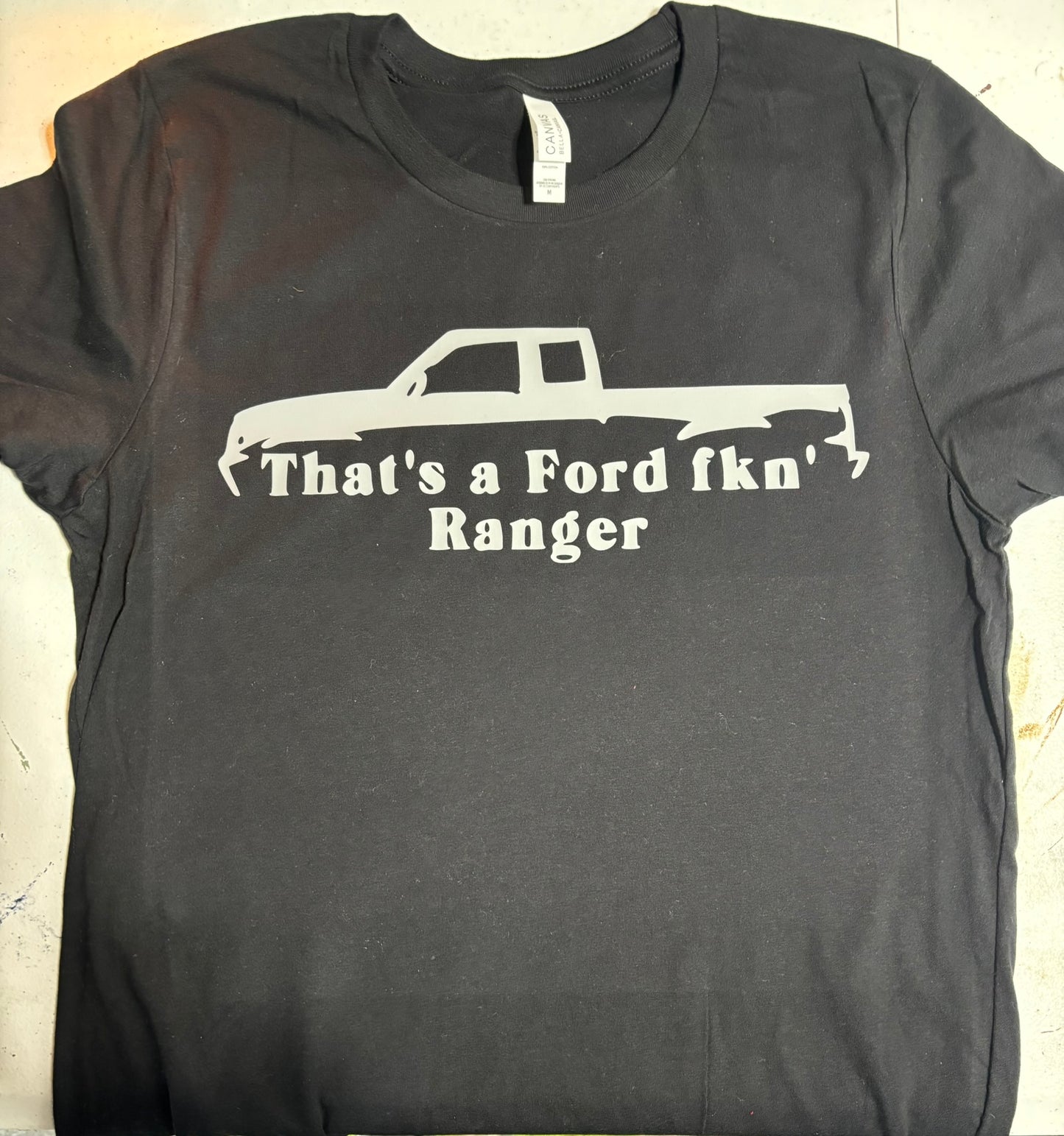 That's a ford fkn ranger t-shirt
