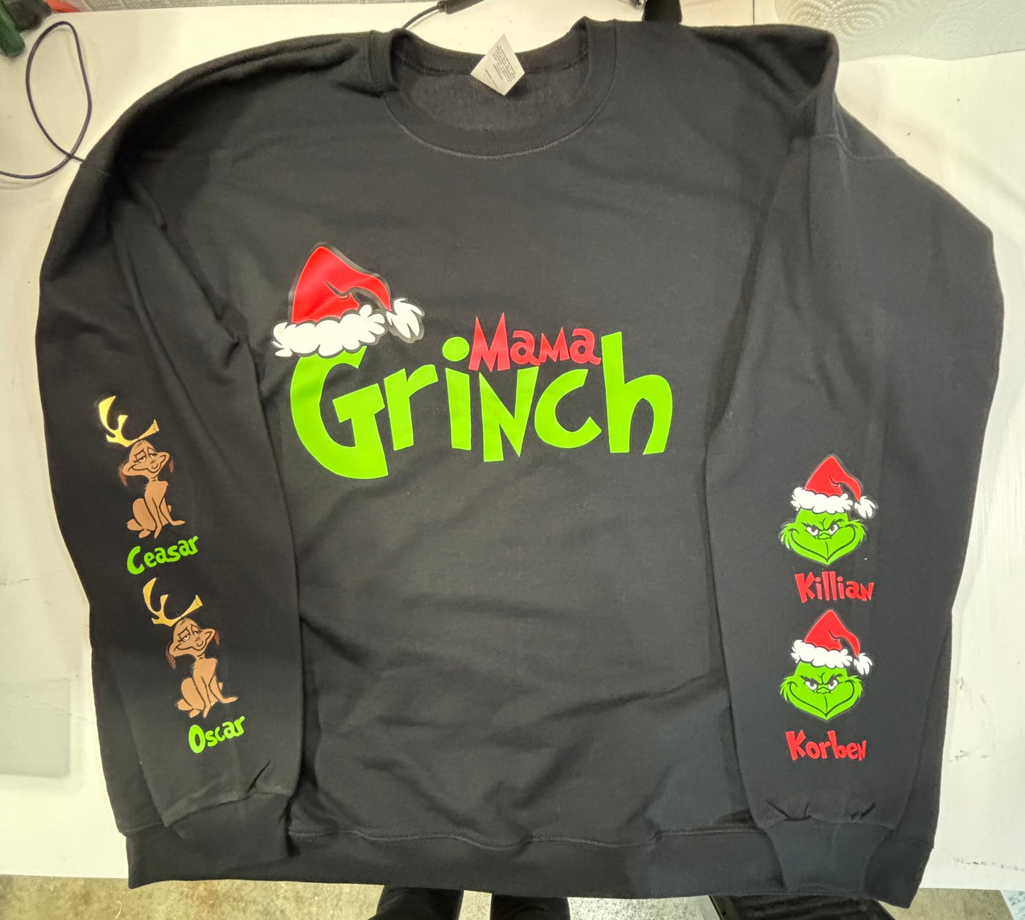 Mama Grinch PERSONALIZED Sweatshirt