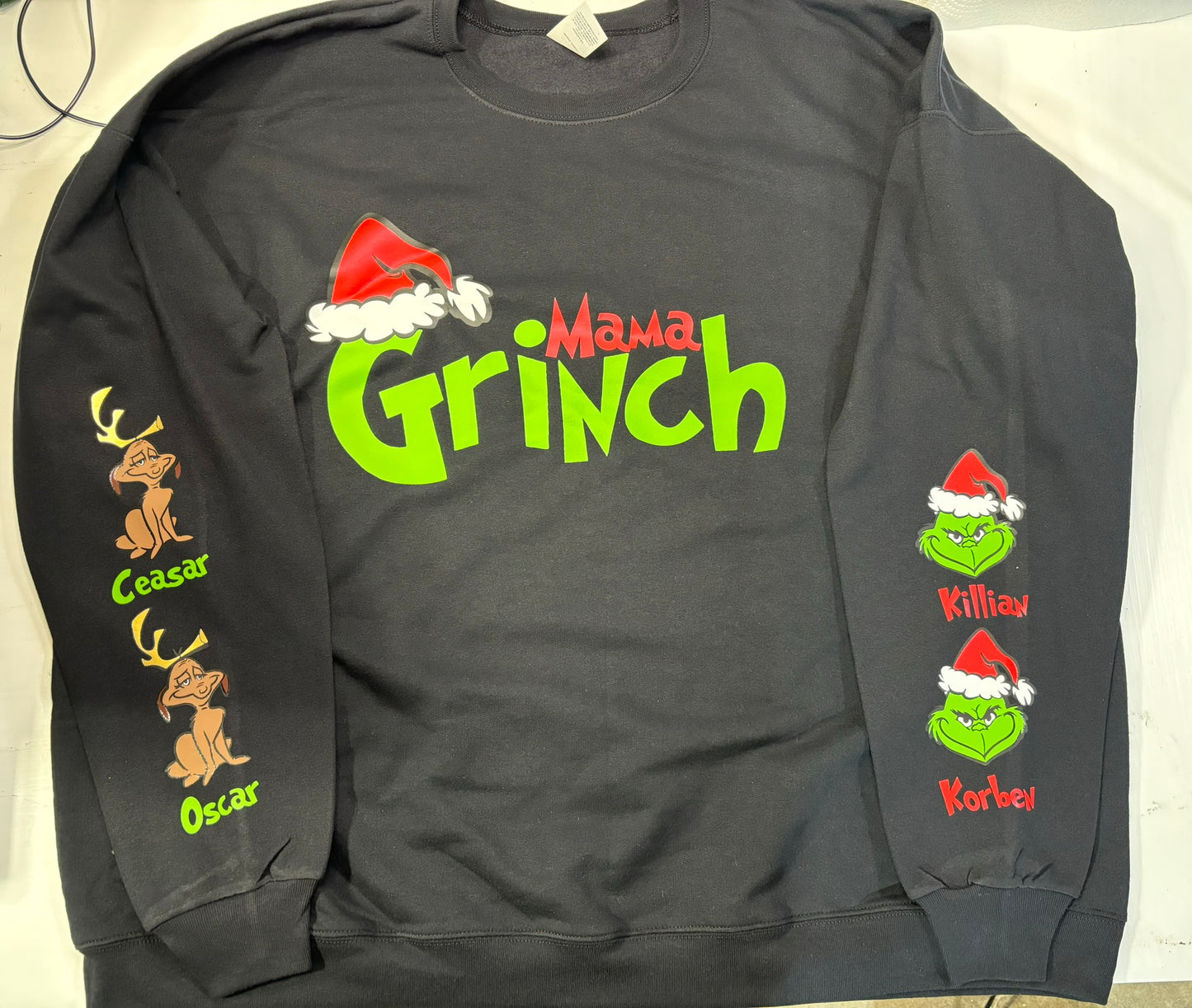 Mama Grinch PERSONALIZED Sweatshirt
