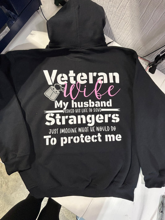 Veteran's Wife Hoodie