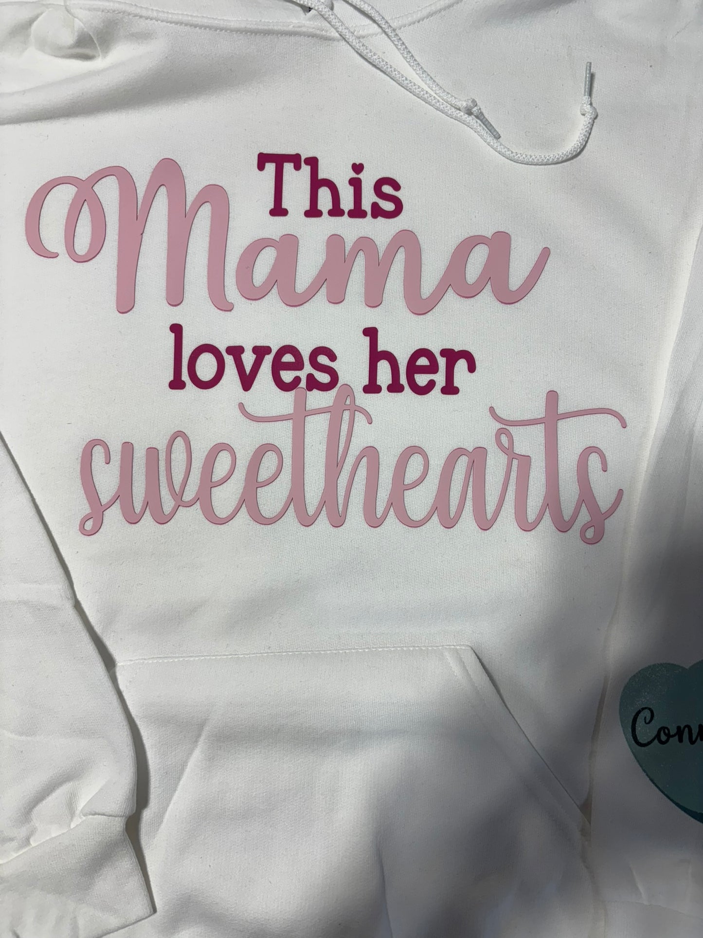 This mama loves her sweethearts PERSONALIZED hoodie