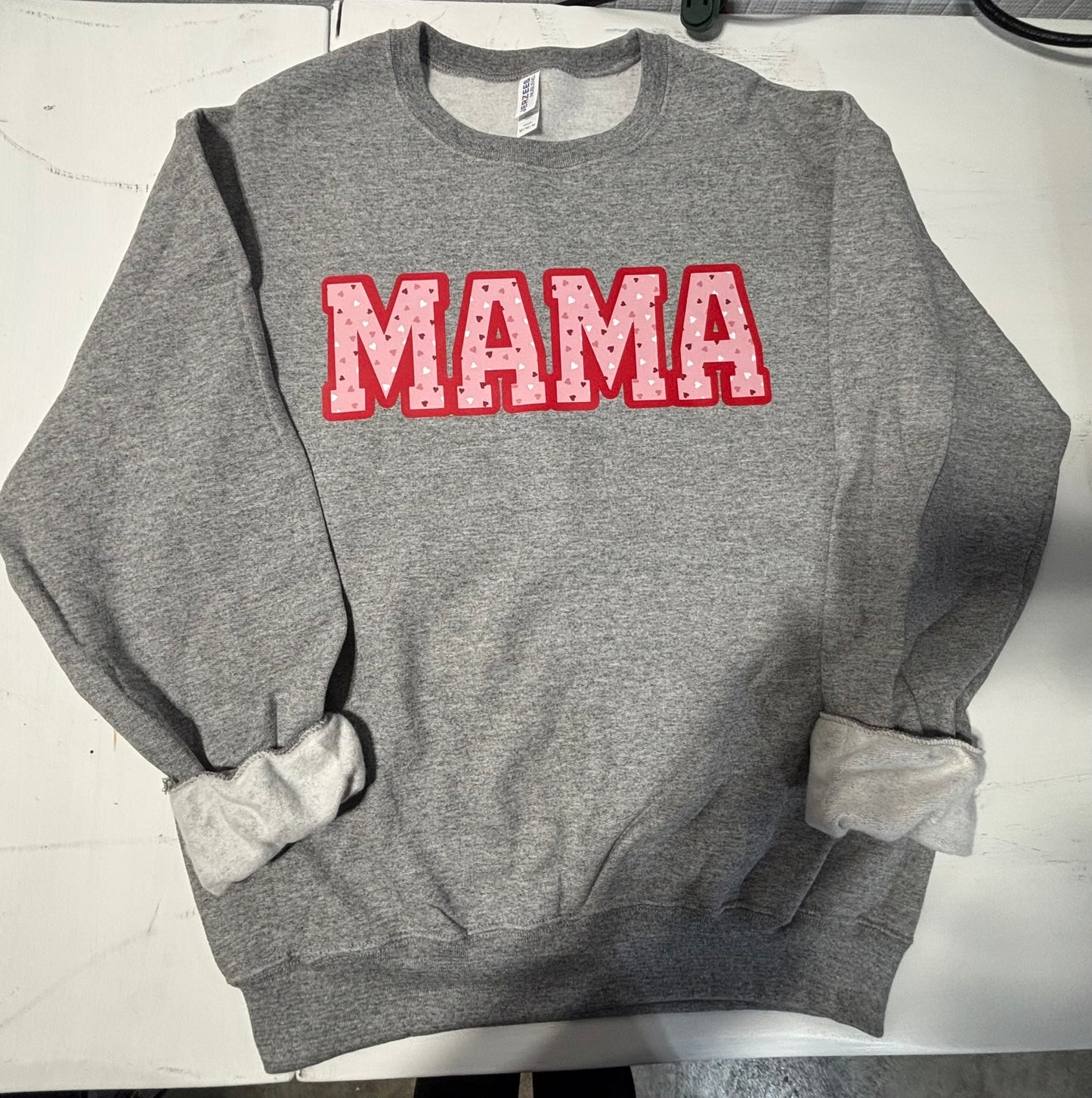 Valentine’s themed MAMA crewneck sweatshirt
