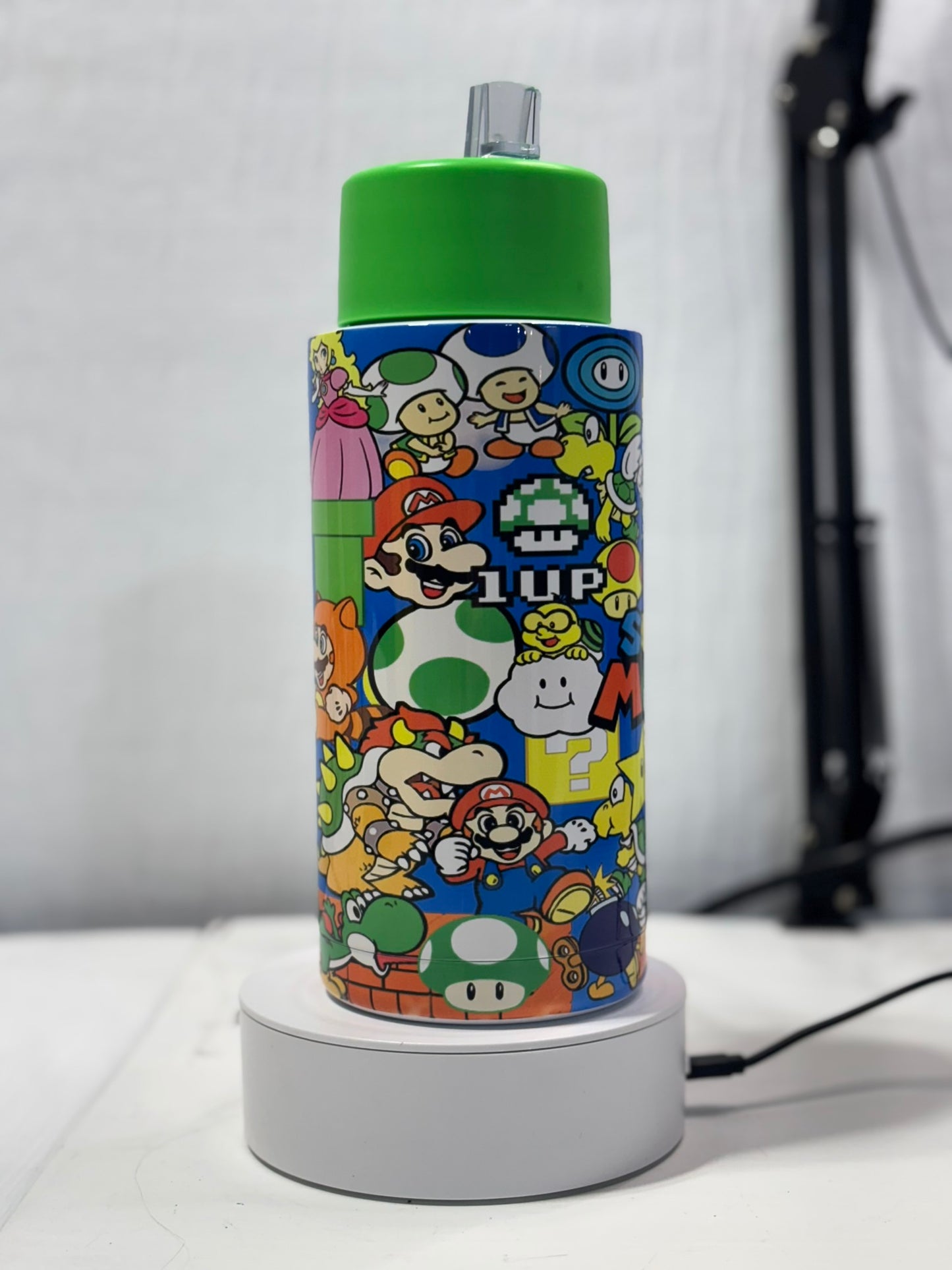 Super Bros Video Game 34 oz Water Bottle