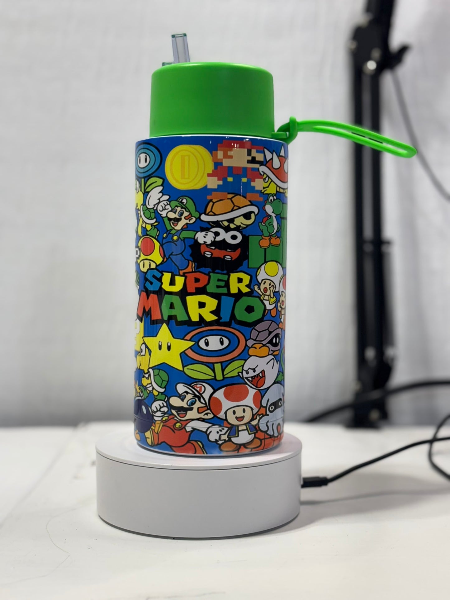 Super Bros Video Game 34 oz Water Bottle