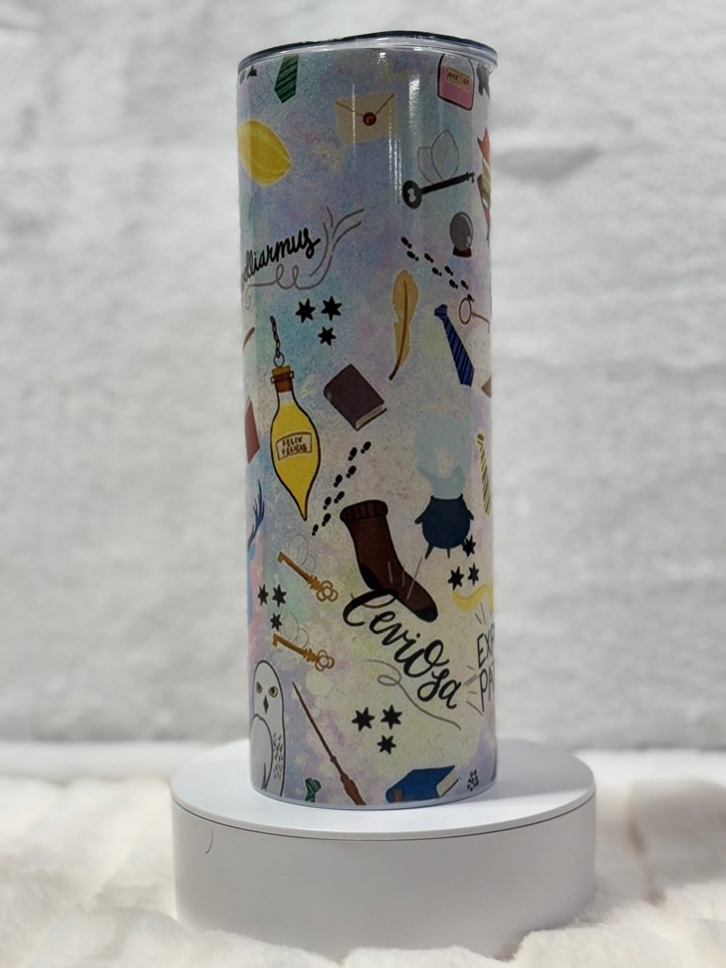 HOLOGRAPHIC HP Wizard Book Character 20 oz tumbler