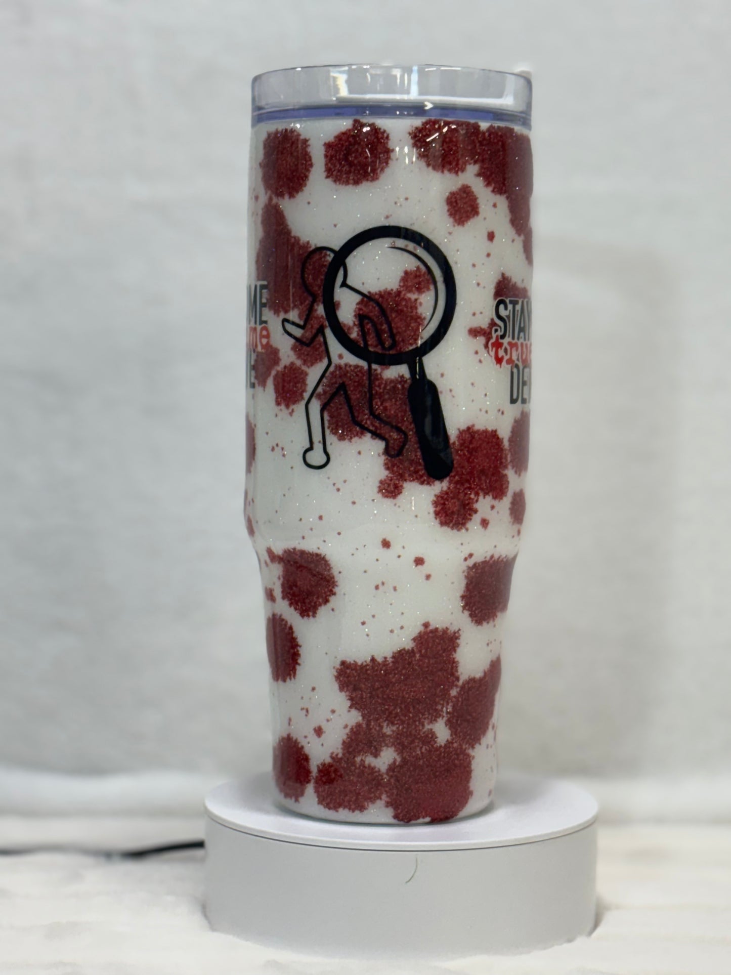 Stay at Home True Crime Detective 30 oz Tumbler