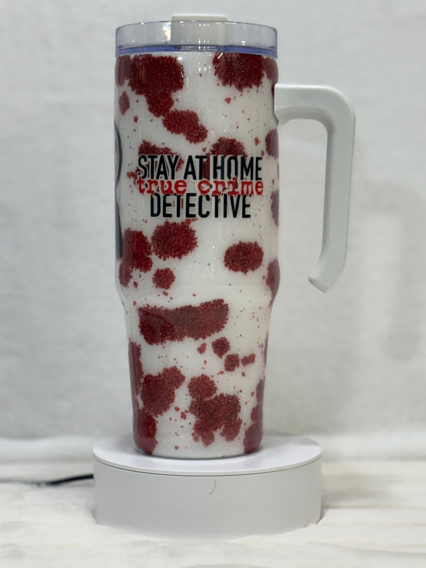 Stay at Home True Crime Detective 30 oz Tumbler