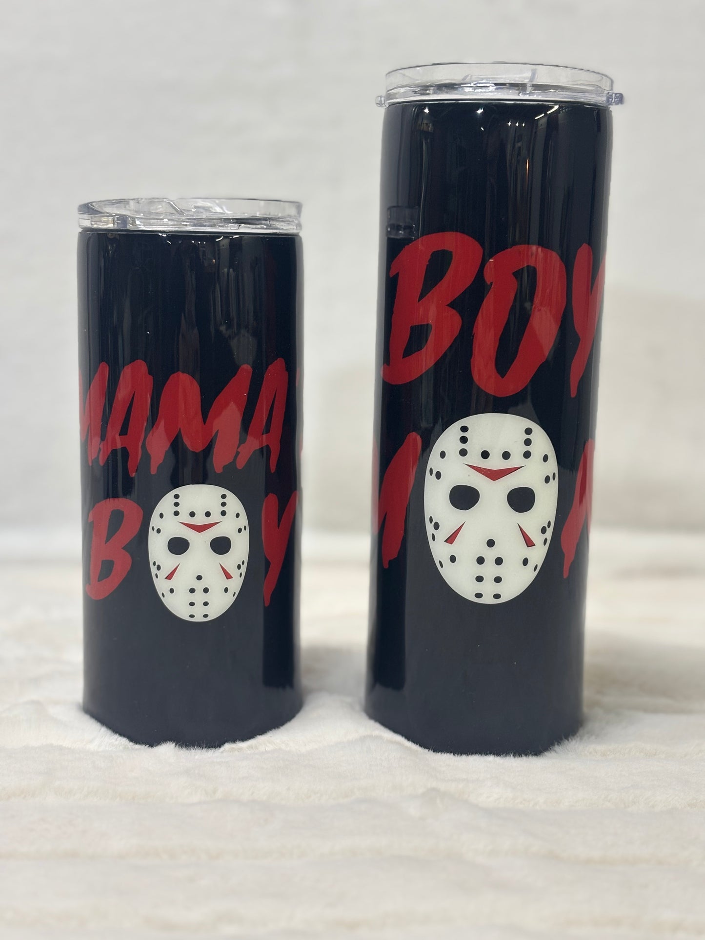 Boy Mom & Mama's Boy Matching Duo Lid Tumblers