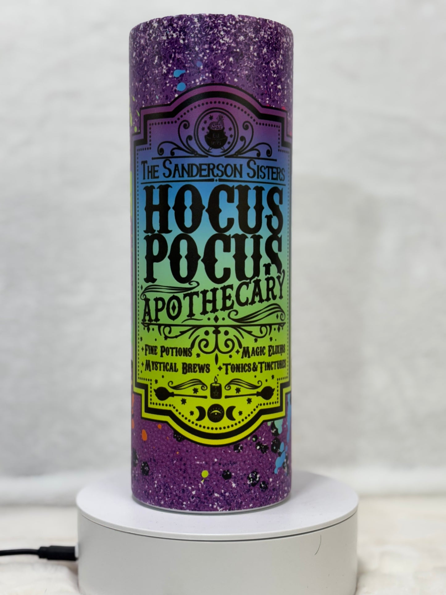 Hocus Apothecary Glow in the Dark Green 20 oz Tumbler