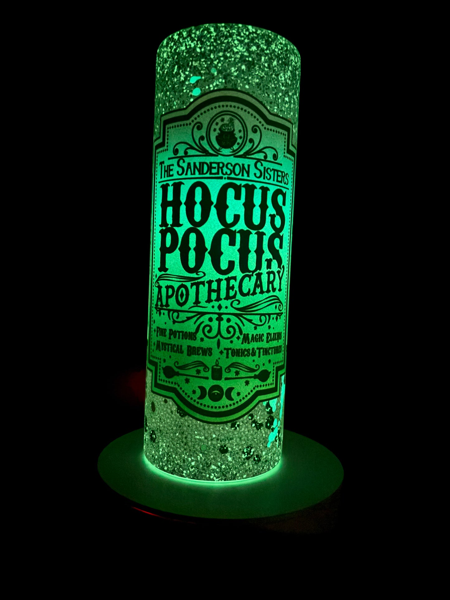 Hocus Apothecary Glow in the Dark Green 20 oz Tumbler