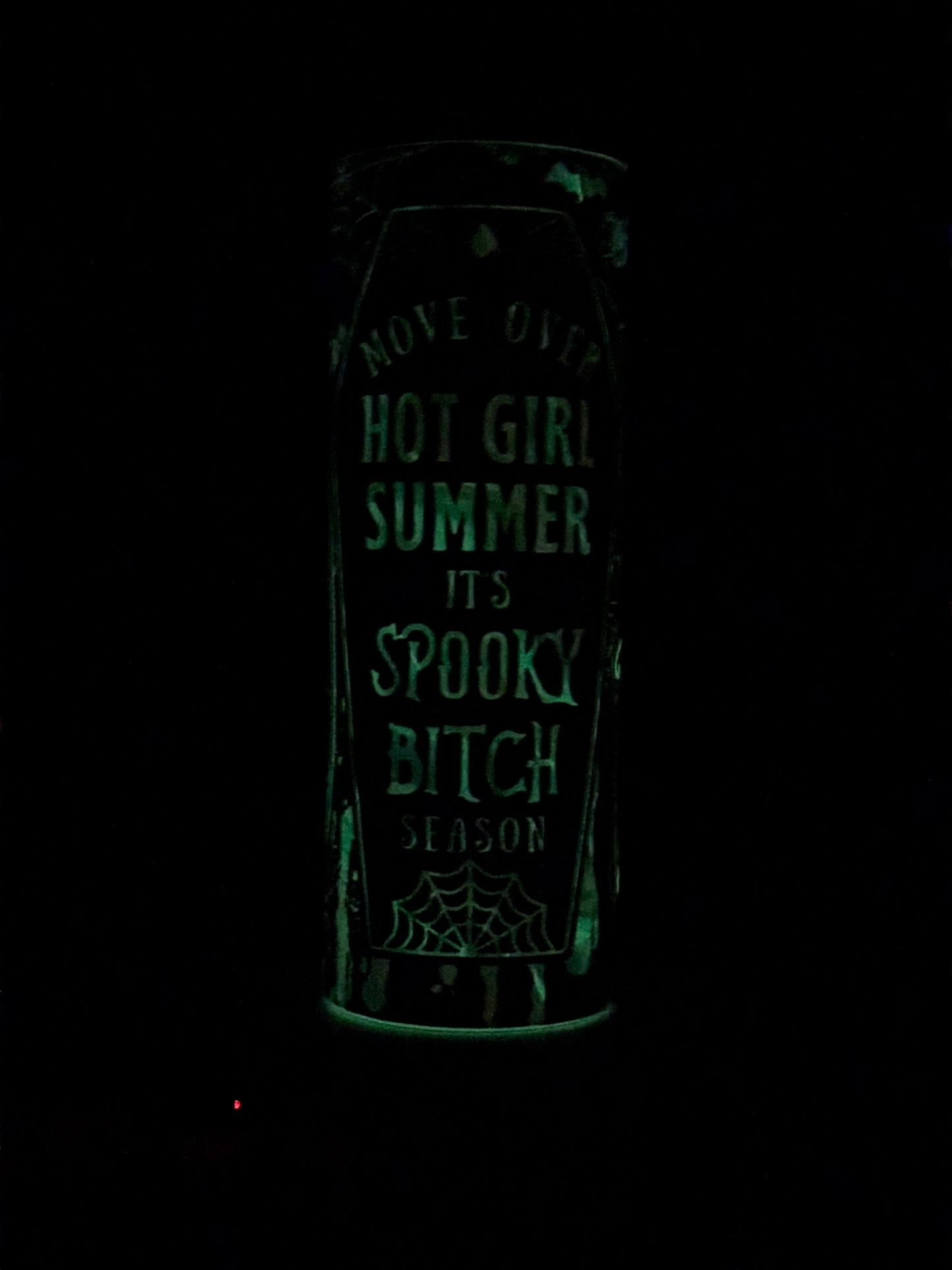 Glow in the Dark Spooky Bitch Season Horror Knives 20 oz Tumbler