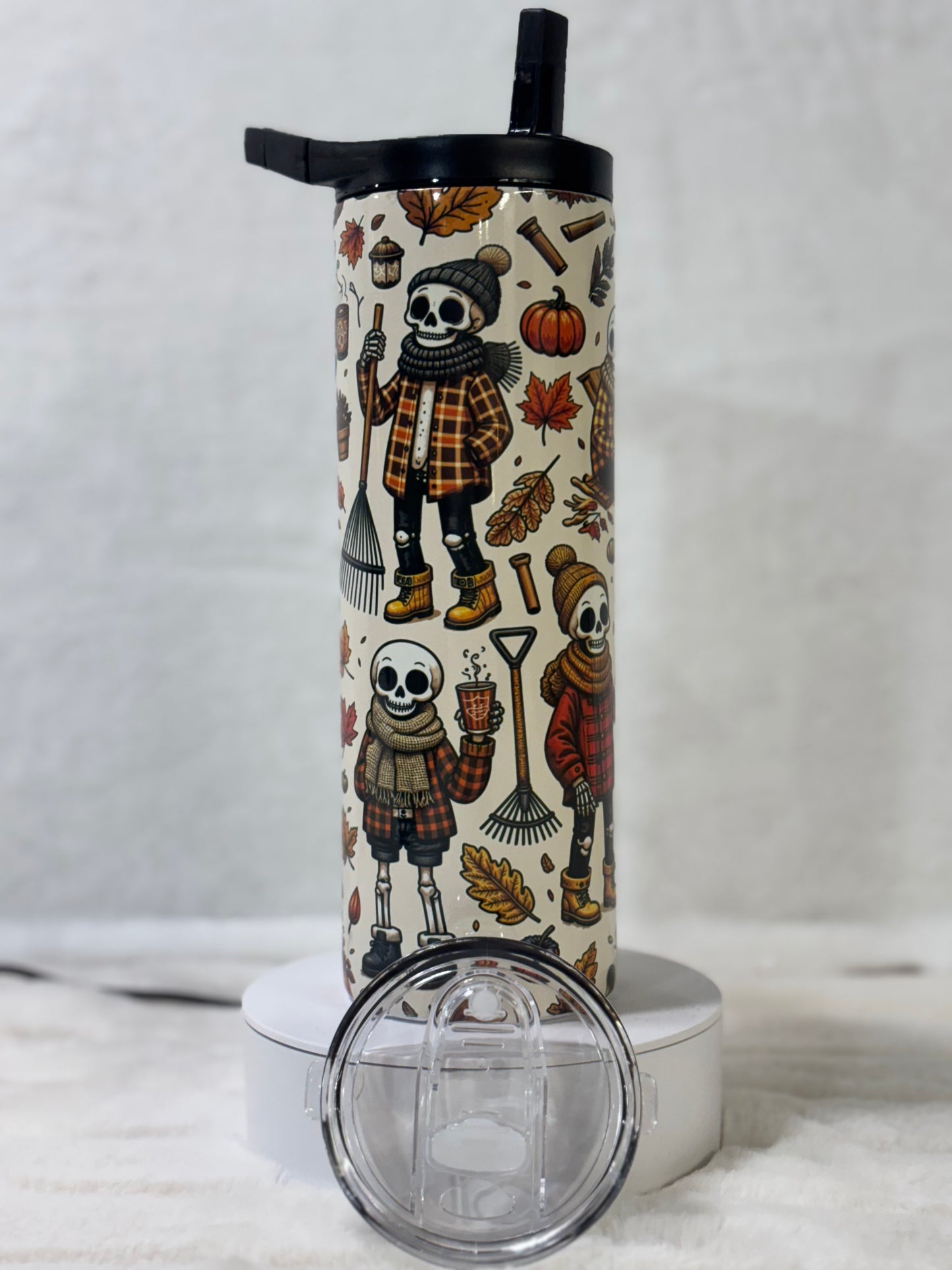 Fall Skeletons 20oz Duo Lid Tumbler