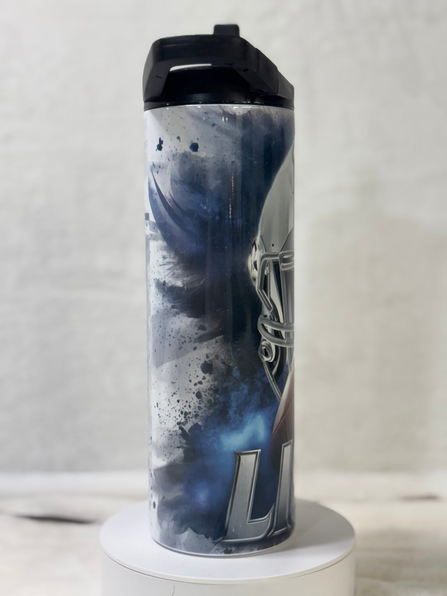 Helmet and Football Lions 20 oz Duo Lid Tumbler