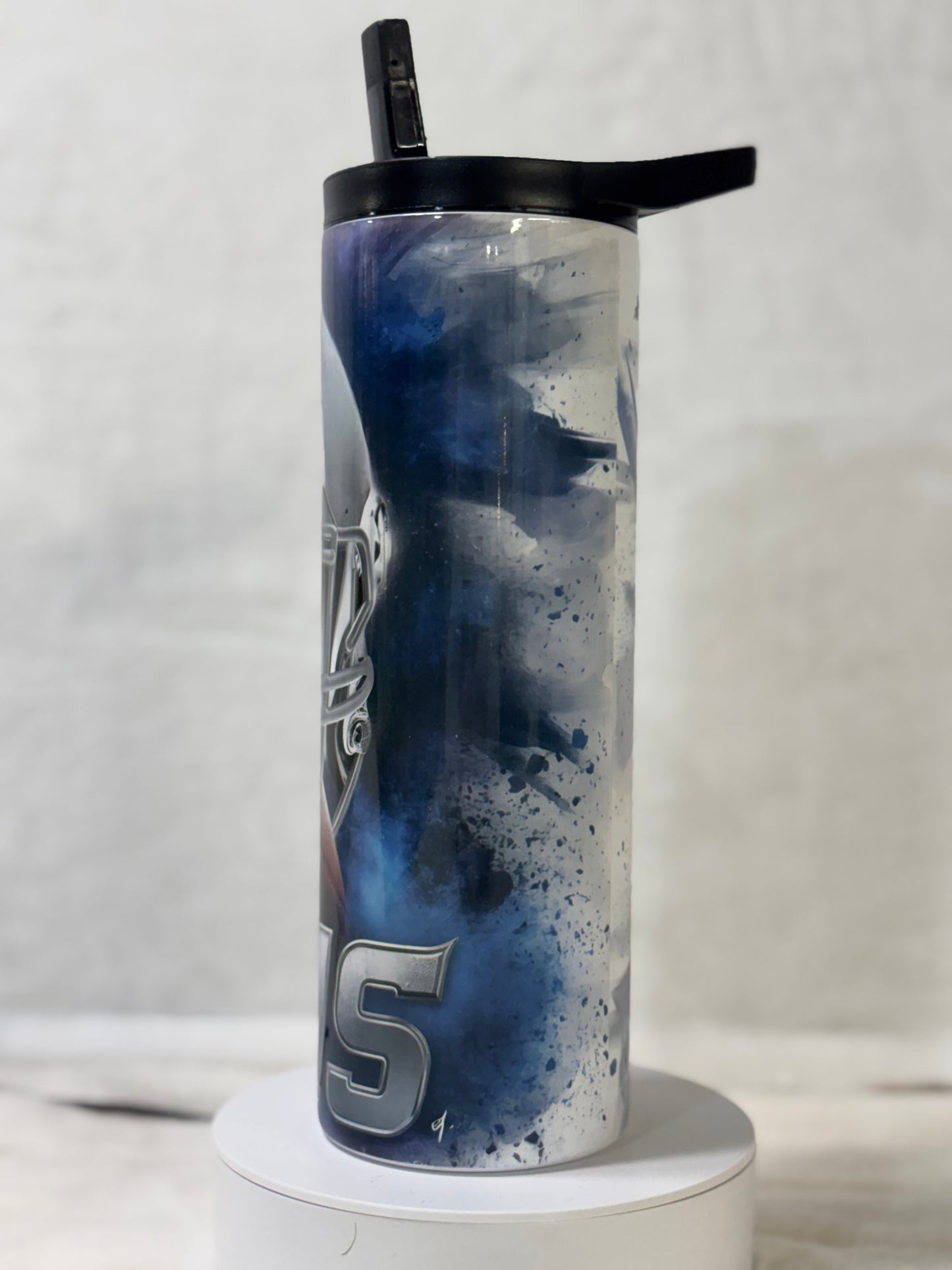 Helmet and Football Lions 20 oz Duo Lid Tumbler