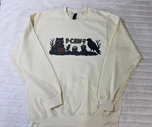 F-Caw-F Halloween Crewneck Sweatshirt